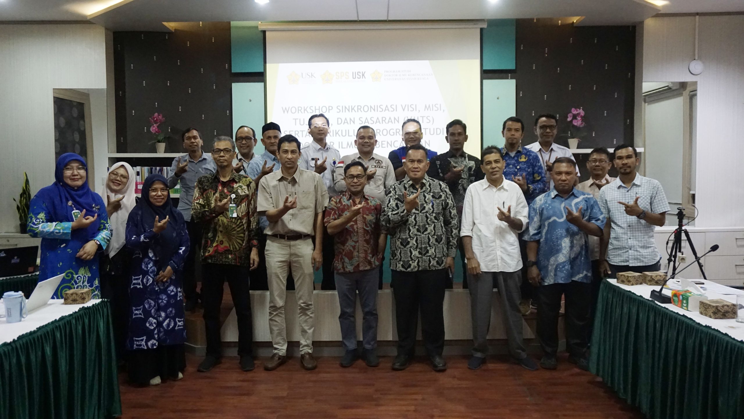 Prodi Doktor Ilmu Bencana USK Gelar Workshop Sinkronisasi VMTS dan Kurikulum